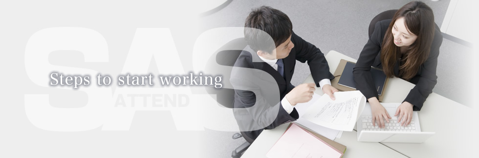 Steps to start working